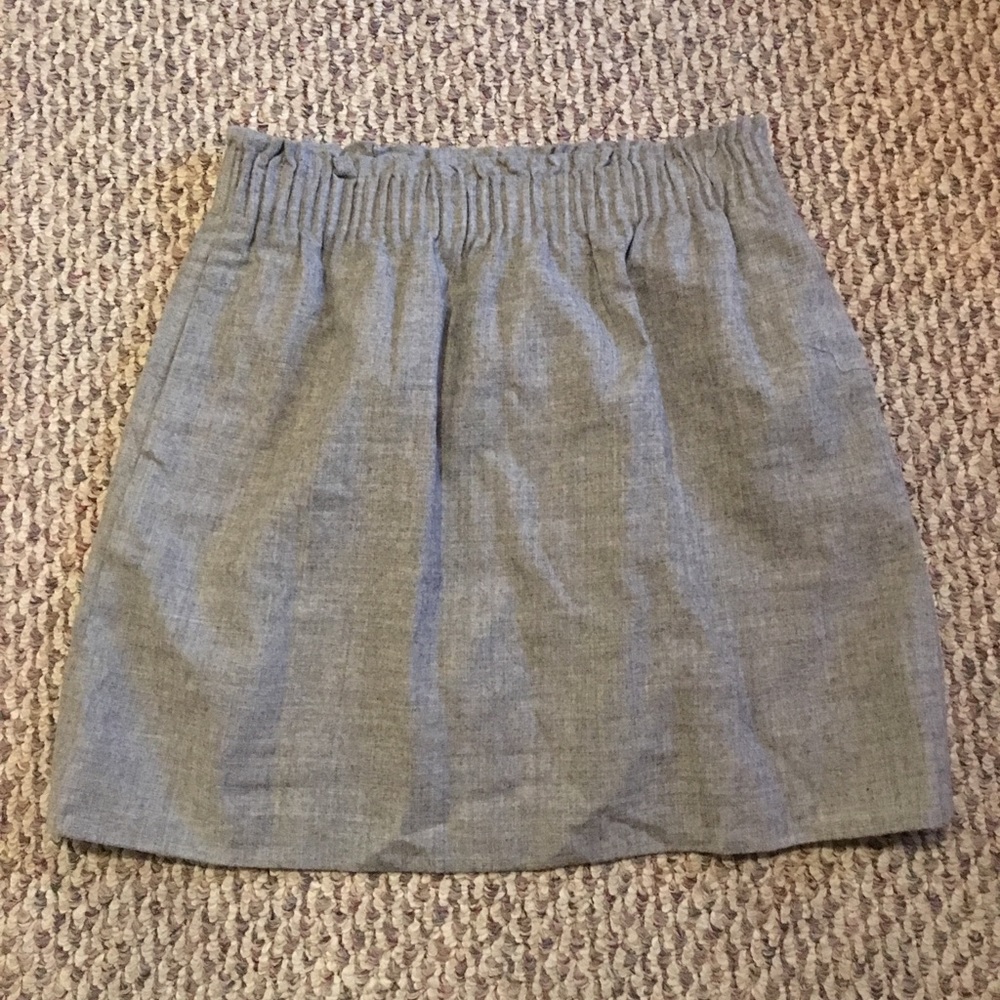 J Crew grey skirt